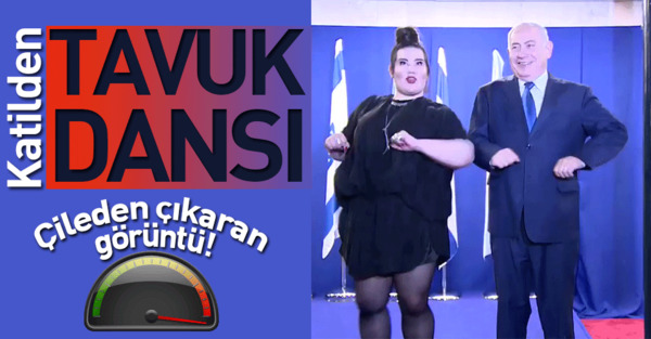 Netanyahu Gazze katliamının üstüne tavuk dansı yaptı-1
