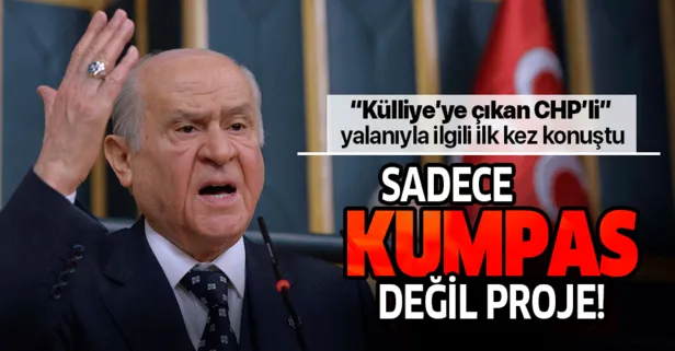 Bahçeli'den 'Külliye'ye çıkan CHP'li' iddialarına ilk yorum: Kumpastan ziyade proje
