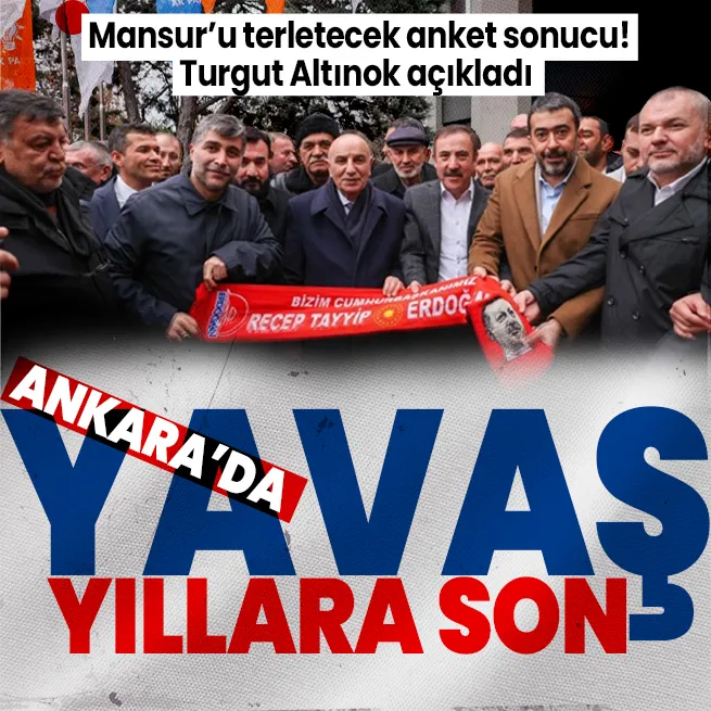 Cumhur İttifakının ABB Başkan adayı Turgut Altınok: Ankarada artık yavaş yıllara son vereceğiz oy oranımız...