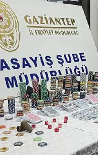 Gaziantep'te kumar baskını: 24 gözaltı