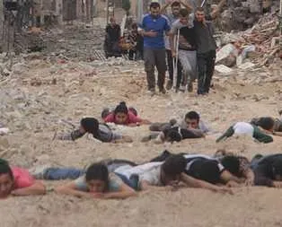 Teslim olan teröristler silahlarını bakın ne yapmış