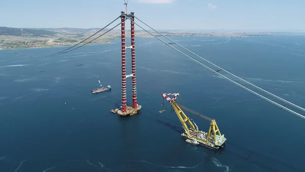 1915 Çanakkale Köprüsü'nde sona doğru! Trafiğe kapatıldı-5