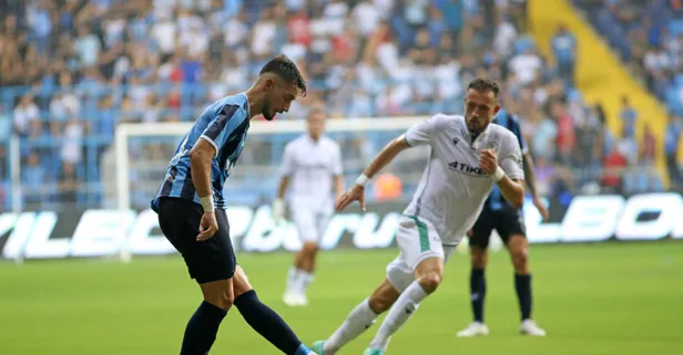 Adana'da kazanan yok! Adana Demirspor 1 - 1 Konyaspor maç sonucu