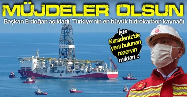 Son dakika: Başkan Erdoğan: Doğal gaz rezerv miktarı 405 milyar metreküpü buldu