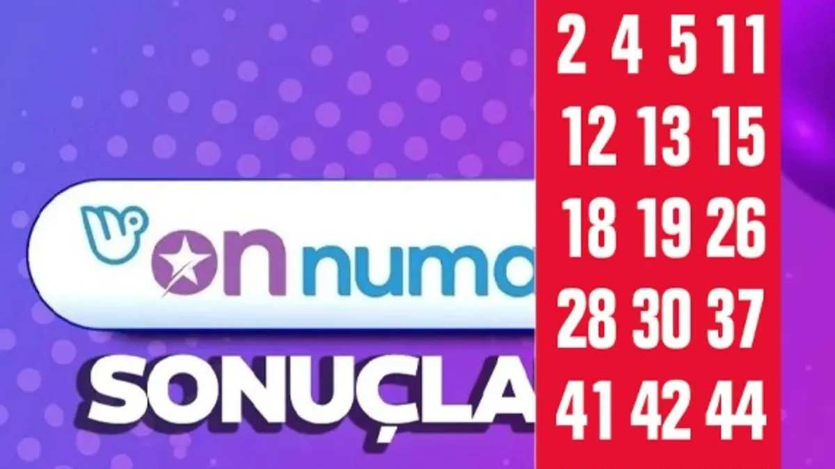 On Numara'da 3 talihliye 2.6’şar milyon