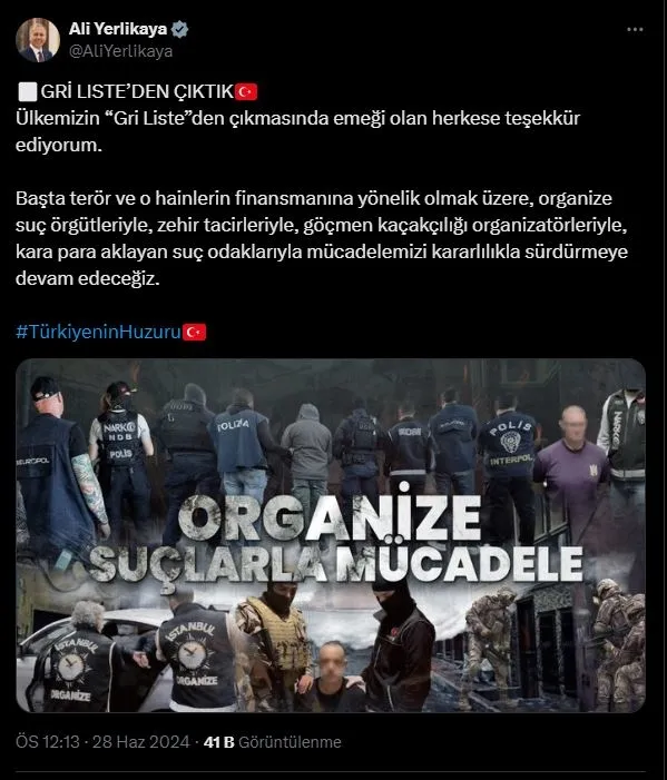 Türkiye FATF'ın gri listesinden çıktı! Hazine ve Maliye Bakanı Mehmet Şimşek paylaştı: Başardık! | Yatırım akışı hızlanacak-6