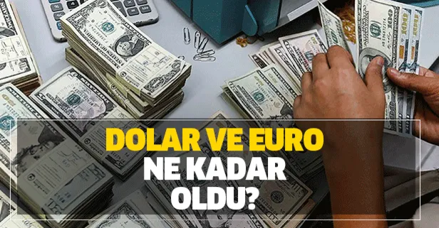 Dolarda düşüş! Dolar ve euro ne kadar oldu?