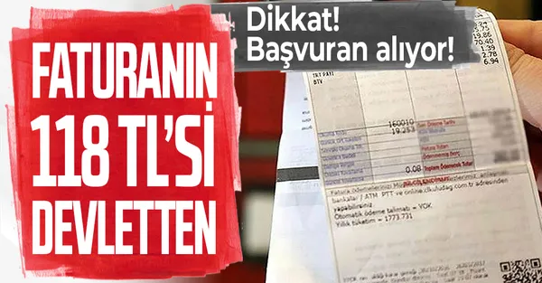 Dikkat! Başvuran alıyor! Elektrik faturasının 118 TL’si devletten!-1