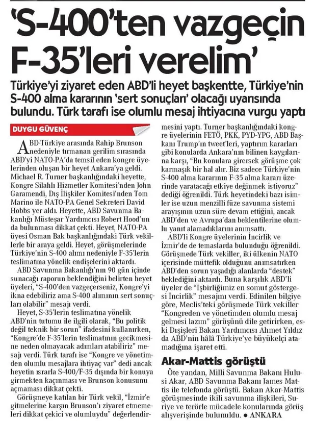 Çavuşoğlu'ndan ABD'nin 'S-400'den vazgeçin' tehdidine yanıt!-2