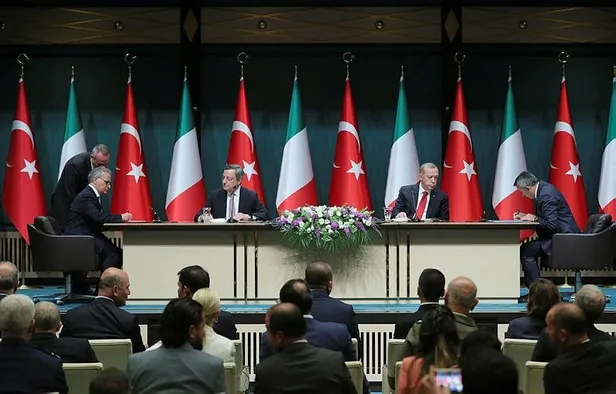 Son dakika: Başkan Recep Tayyip Erdoğan ve Draghi'den önemli açıklamalar-2