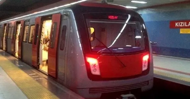 son dakika ankara metrosu kapatildi