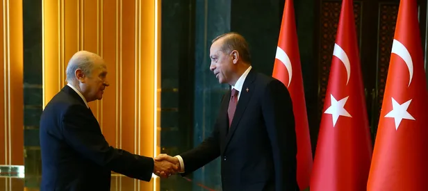 Bahçeli ilk defa 29 Ekim için Beştepe'de!