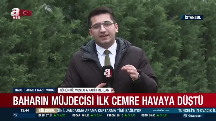 Baharın müjdecisi ilk cemre havaya düştü