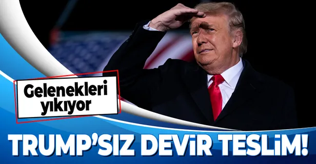 Son dakika: Donald Trump'tan flaş karar: Devir teslim törenine katılmayacağım