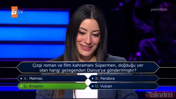 Kim Milyoner Olmak İster'de Kenan İmirzalıoğlu sordu: Mesleği 'Kaşmerlik' olan biri nerede çalışır? - 31