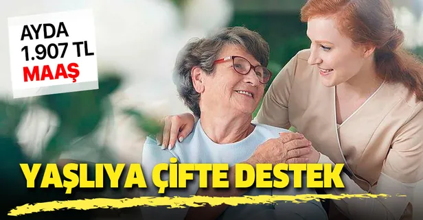 Yaşlıya çifte destek