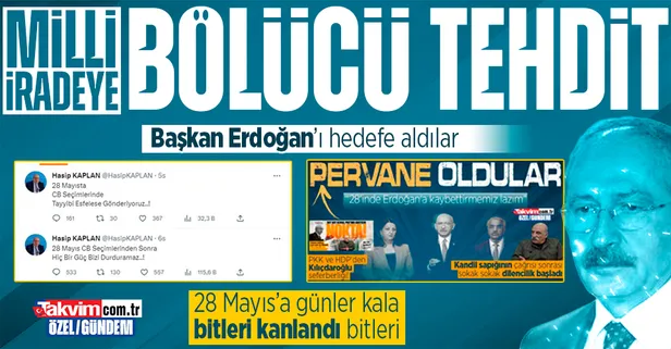Kandil 'seferber olun' dedi HDP'li Hasip Kaplan Kılıçdaroğlu'na desteği yineledi! Başkan Erdoğan'ı hedef alan küstah tehdit