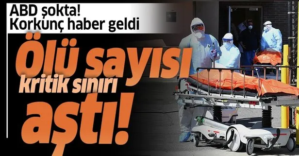 ABD'de Kovid-19 kabusu! Ölü sayısı kritik sınırı aştı