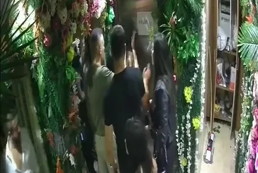 Beyoğlu'nda hesap saldırısı güvenlik kamerasında