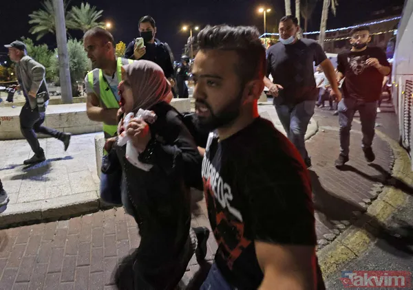 Kudüs'te İsrail terörü! Masumlara saldırdı zalimlikte sınır tanımadı - 25