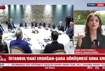 Başkan Erdoğan-Şara görüşme sona erdi