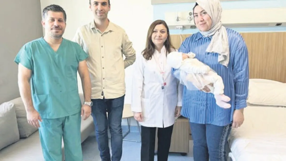 Gaziantep’te tıp başarısı: 20 günlük bebeğe kendi dokusundan yeni göğüs kemiği yapıldı