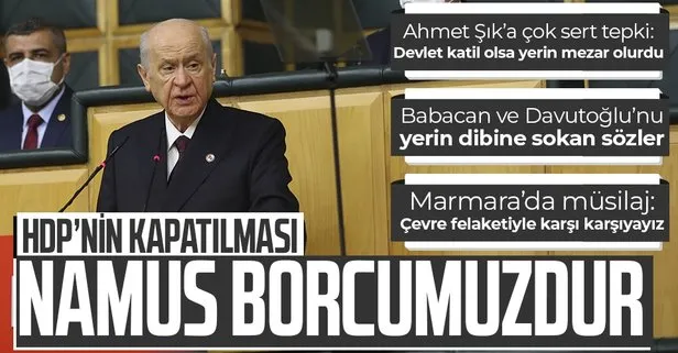 Son dakika: MHP lideri Devlet Bahçeli: HDP’nin kapatılması kaydının silinmesi hepimizin namus borcudur