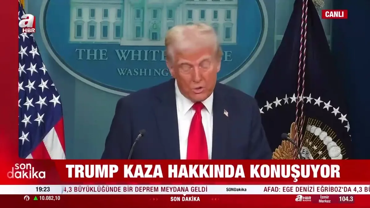 Trump: Uçak kazasında hayatta kalan yok