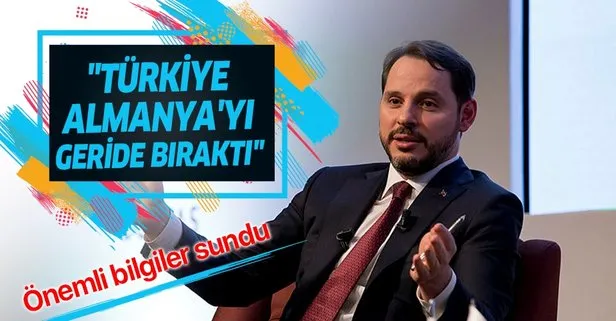 Hazine ve Maliye Bakanı Berat Albayrak: Türkiye Almanya’yı geride bıraktı