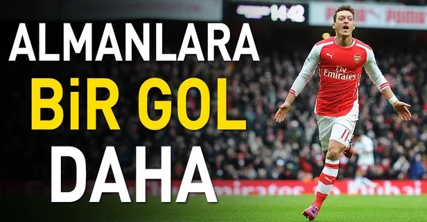 Almanlara bir gol