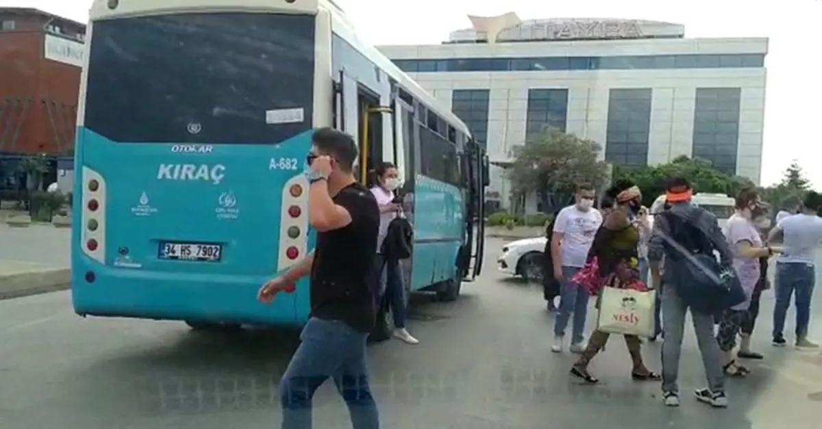 İstanbul'da uygulamadan kaçan otobüs trafikten men edildi!