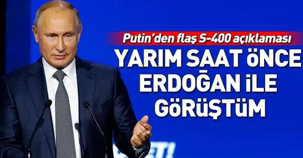 Putin'den S-400 açıklaması