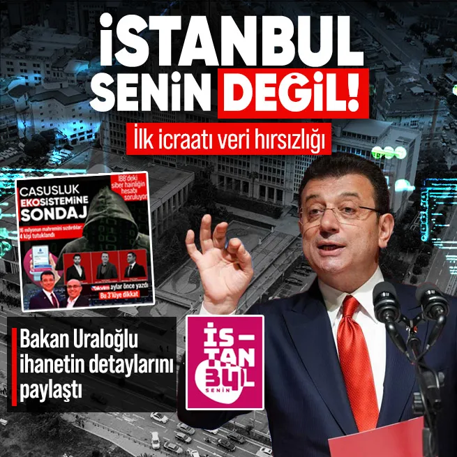 CHPli İBBnin ilk icraatı veri hırsızlığı oldu: İstanbul Senin değil!