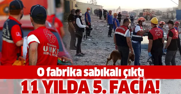 Son dakika: Sakarya Hendek’teki havai fişek fabrikası sabıkalı çıktı! 11 yılda 5’inci facia!