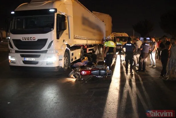 Konya’da motosiklet kazasında yaşamını yitiren gencin annesi uyandırmaya çalıştı