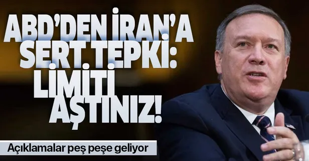 ABD'den İran'ın "limiti aşma" duyurusuna sert tepki