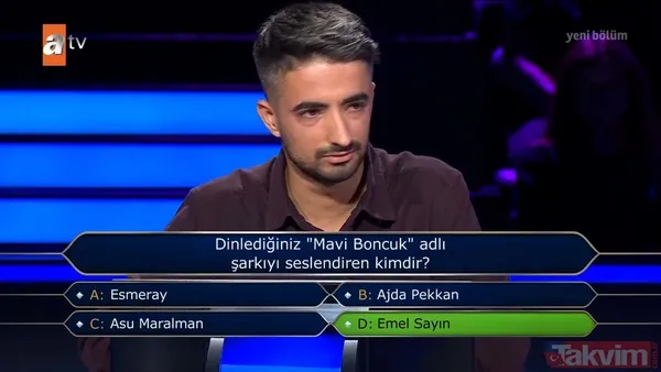 "Kim Milyoner Olmak İster?"de heyecan dolu anlar: Yarışmacı kendisine inanmayanlara inat 300 bin TL'lik soruya kadar geldi! - 10