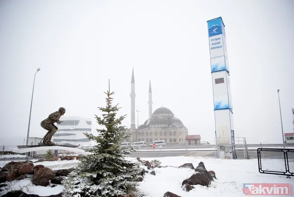 Kayak sezonu ne zaman açılıyor? Erciyes Kayak Merkezi'ne kar yağdı - 13