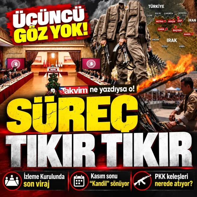 Süreç tıkır tıkır! Terörsüz Türkiye İzleme Kurulunda son viraj... Kasım sonu Kandil sönüyor