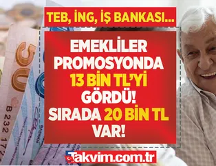 SSK, Bağkur tüm emeklilere 5 aylık maaşı kadar PROMOSYON! Halkbank, Akbank, Garanti BBVA, HSCB... 20.000 TL'ye ÇIKIYOR!
