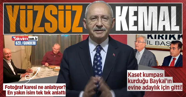 Kemal Kılıçdaroğlu kaset kumpası kurduğu Deniz Baykal'ın evine adaylık için gitti!