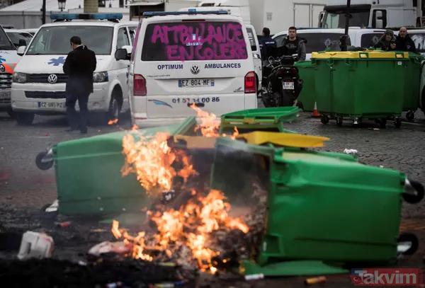 Paris'teki son gösterilerin faturası ağır oldu - 43
