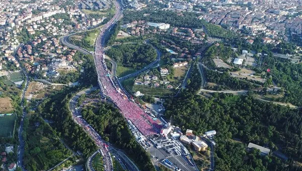 Milyonlar 15 Temmuz Şehitler Köprüsü'nde-3