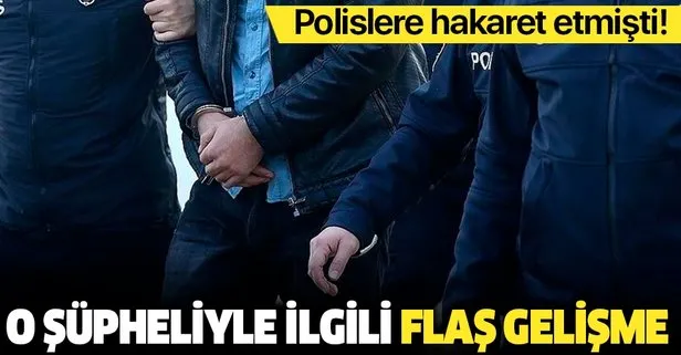 Polise hakaret eden kuryeyle ilgili flaş gelişme