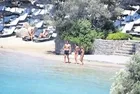 İbrahim Kutluay, kızı İrem Kutluay ile Bodrum'da