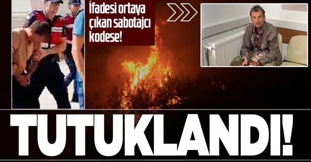 Marmaris'te çıkan yangınla ilgili yakalanan şüpheli tutuklandı!