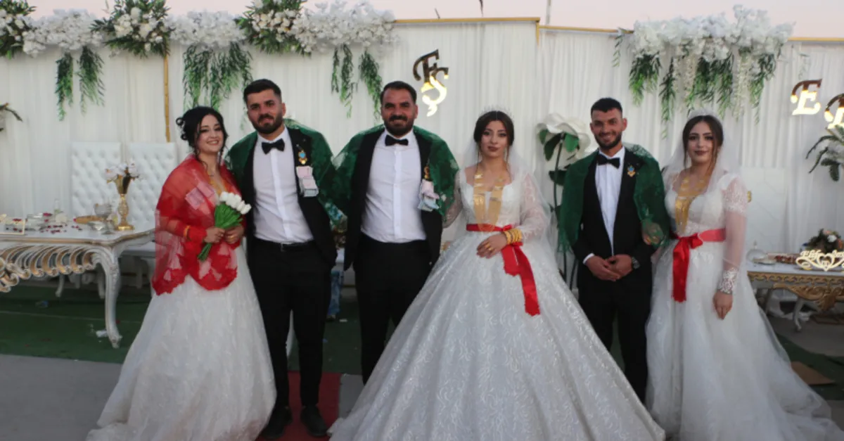 Şırnak’ta 3 kardeş aynı günde evlendi