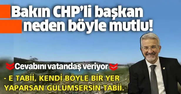 CHP’li başkan Turgay Erdem imarsız alana villa yaptı, onlarca ağacı katletti