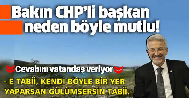 CHP’li başkan Turgay Erdem imarsız alana villa yaptı, onlarca ağacı katletti