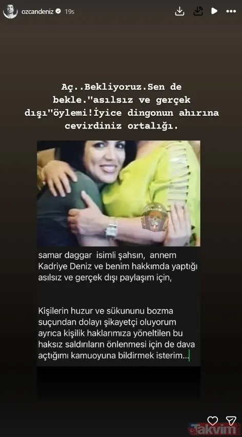 Bu kez gelin-görümce mahkemelik oldu! Özcan Deniz'in kardeşinden Samar Dadgar'a yanıt - 9